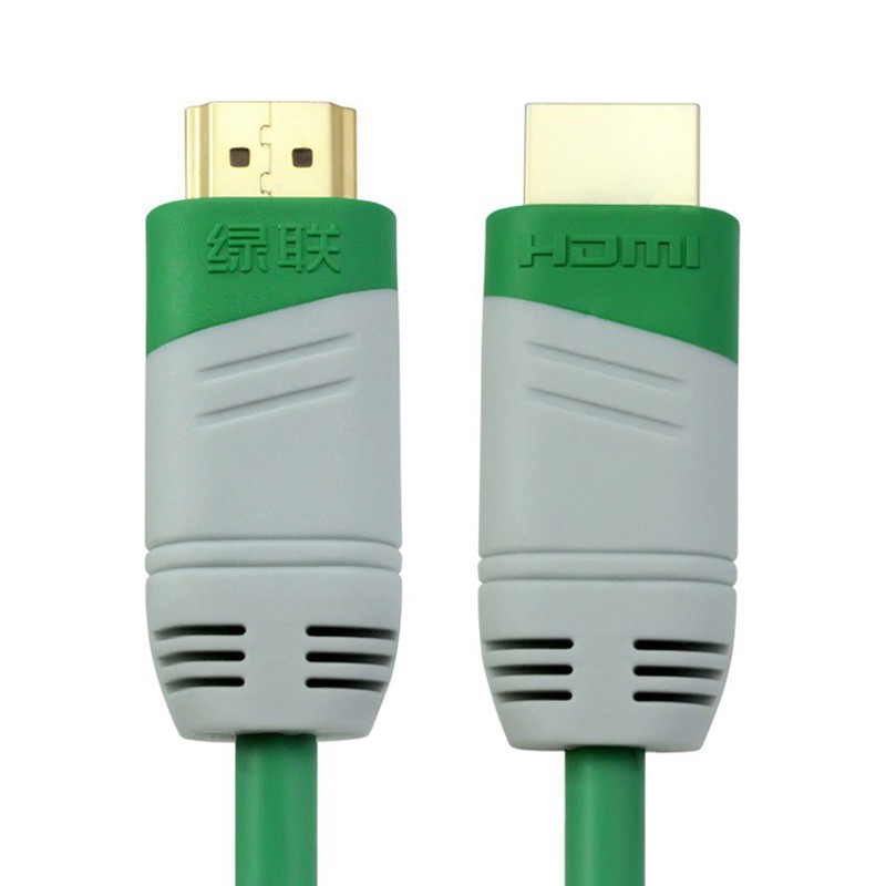 Green Union HDMI high-definition connecting line Digital high picture quality line 1 4 2 m 2 m 3 m 5 m 5 m 19 Core PVC