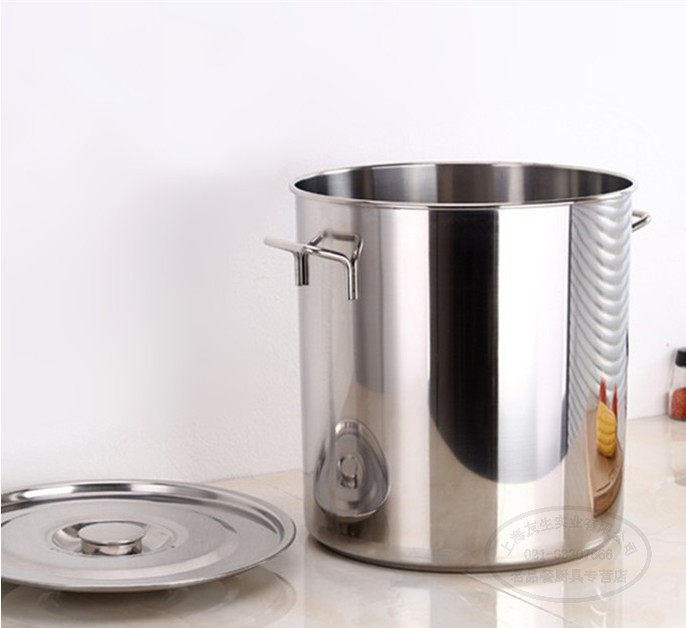 Stainless Steel Soup Barrel Pot stainless steel thickened with lid high pot cooking noodle soup pan