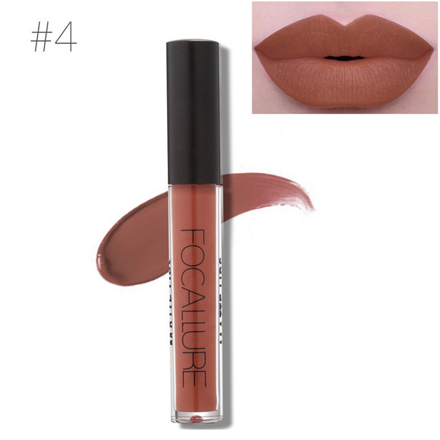Phong cách châu Âu và Mỹ mờ kim loại son bóng son môi không thấm nước chống dính cốc lỏng son môi lipgloss lipgloss - Son bóng / Liquid Rouge 	son bóng romand màu nào đẹp nhất