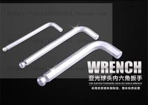 Shengda Tool Ball Head Inner Hexagon Wrench 4-30mm Chrome Vanadium Steel Sub-Light Ball Head Inner Hexagon Wrench