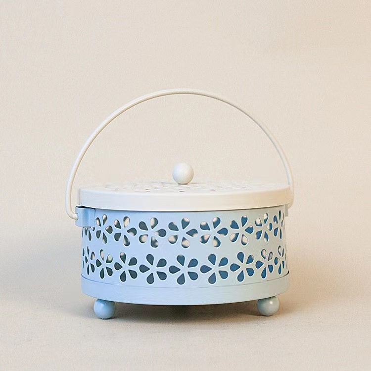 Mosquito Incense Stove Home With Lid Fire Room Incense Stove Mosquito Incense Tray Outdoor Incense Stove Mosquito Incense Rack Iron Art Mosquito Incense Box