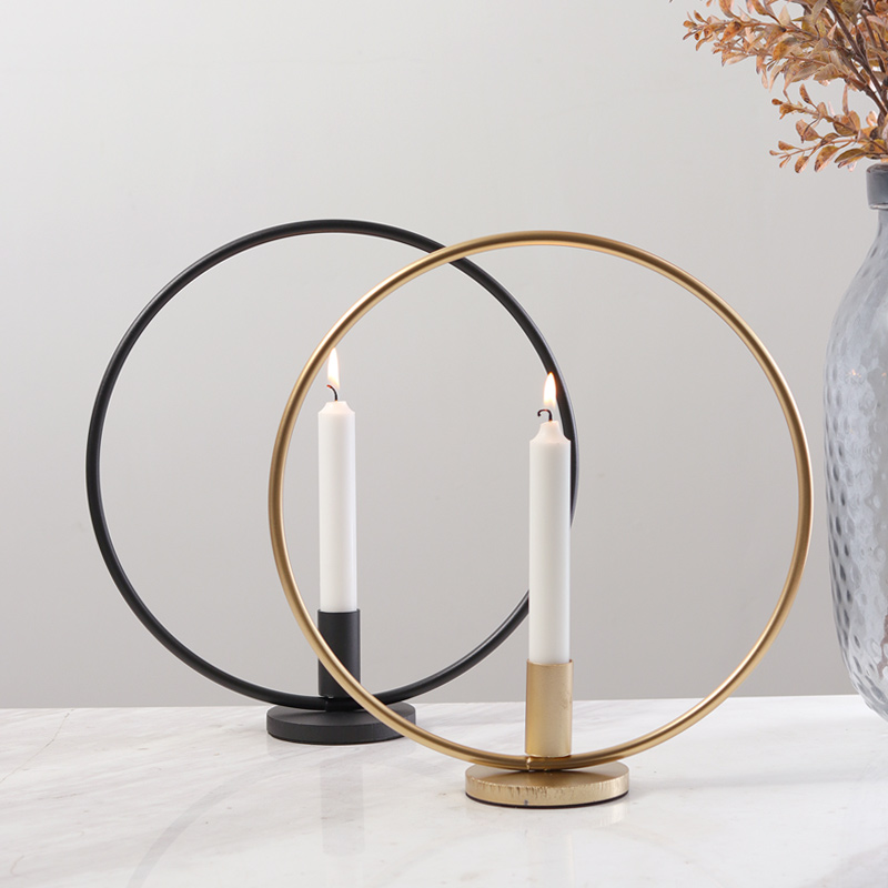 Candleholder Pendulum Nordic Ins Light Lavish Minimalist Livingroom Home Dining Table Decoration Romantic Candle Light Dinner Props