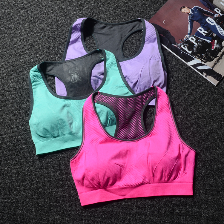 Tail - Trading speed dry Word vest movement yoga outer penetration bra running color sucking sweat - summer BRA