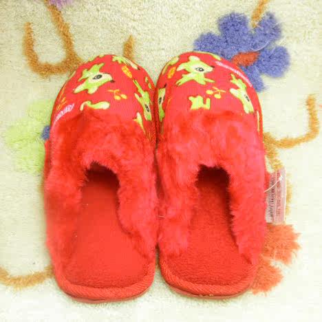 Pantoufles enfants en velours côtelé pour hiver - Ref 1015835 Image 8