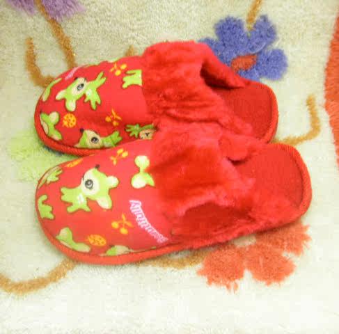 Pantoufles enfants en velours côtelé pour hiver - Ref 1015835 Image 7