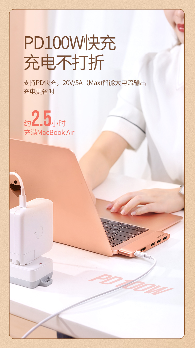 绿联MacBook Air扩展坞