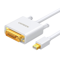 Green Alliance mini dp to DVI adapter cable Mini displayport male to male converter connector notebook lightning connection monitor TV projector suitable for Apple