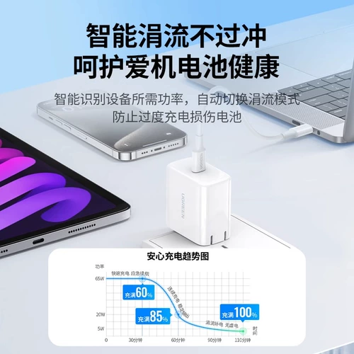 绿联 Apple, huawei, lenovo, совместимое зарядное устройство, ноутбук, адаптеры питания, магнитный зарядный кабель, штекер, 65W, 45W