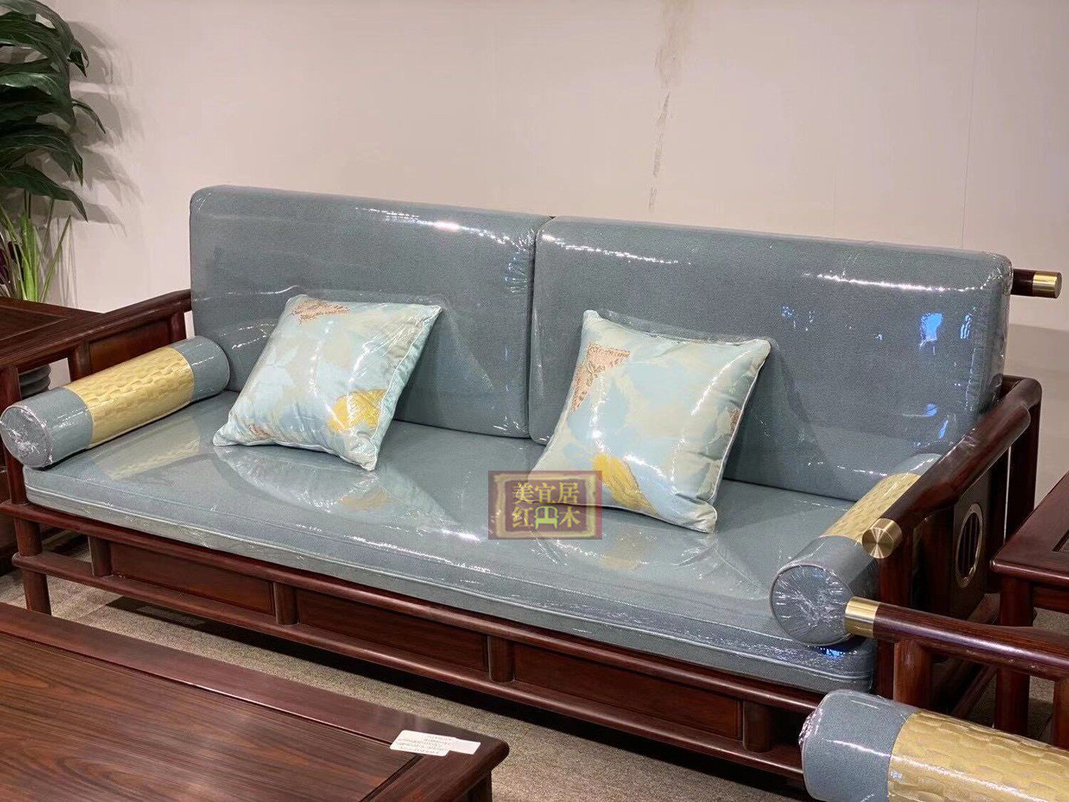 Махогани диван 印尼黑酸枝沙发六件套阔叶黄檀新中式红木品质卯榫明清原木奢华型 Other