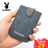Playboy, мужской ультратонкий маленький картхолдер, карточки для водительских прав, кошелек