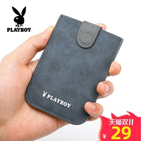 Playboy, мужской ультратонкий маленький картхолдер, карточки для водительских прав, кошелек
