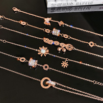 BAZAAR small daisy five-flower butterfly bracelet female student simple sweet high-end sense ins niche design Light luxury