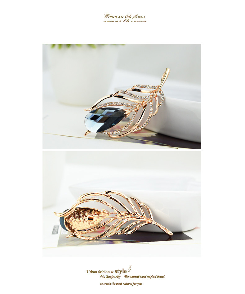 Broche femme en cristal artificiel - Ref 1172168 Image 20