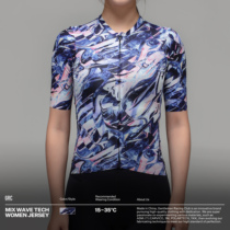 GRC new ladies printing machine can MIX WAVE road bike riding suit short sleeve top