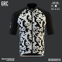 GRC 20 spring and summer new panda 3 0 camouflage road bike riding suit short sleeve top