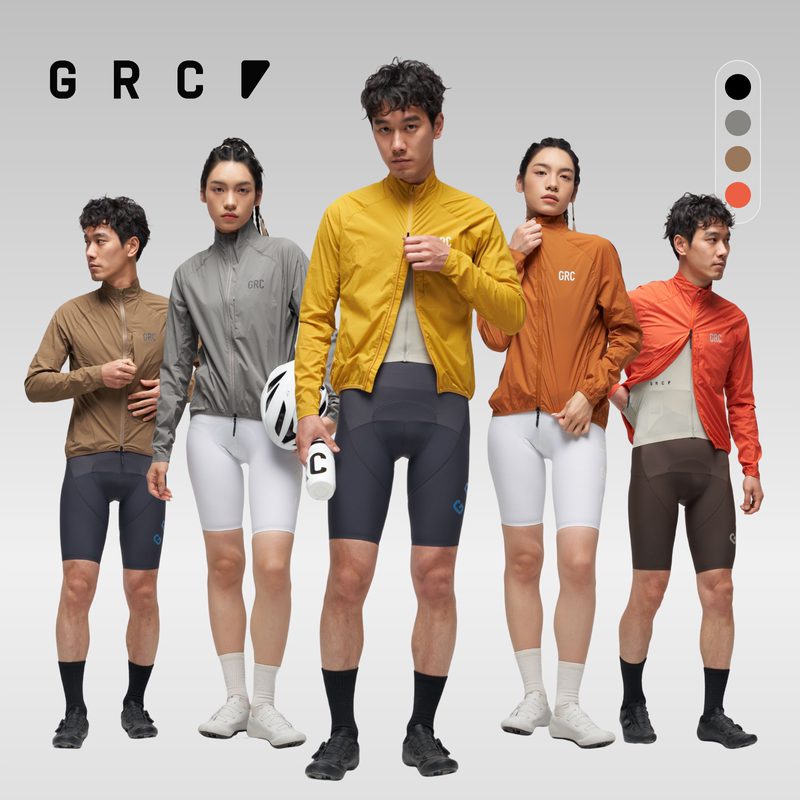 Grc Spring and Summer Cycling Jersey Long-Sleeved Mountain Road Bike Cycling Windbreaker Cycling Jacket Top for Men and Women