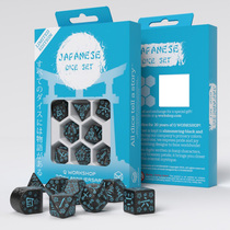 Emperor Penguin Board Game Q Workshop Running Group Dice Cherry Blossom Bright Black and Blue Pattern 20th Anniversary