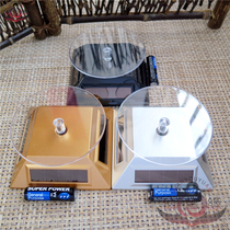 Jewelry display stand solar rotating plate Jade ball display plate hand frame bracelet box