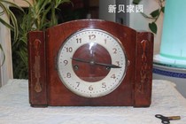 Sanwu brand table clock in the early days of liberation 555 brand mechanical table clock Shanghai China Clock Factory produced in 1960