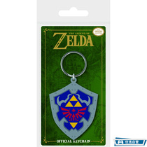 Legend of Zelda Keychain Triangle Power Master Sword Hailar Shield Giant Key Keychain