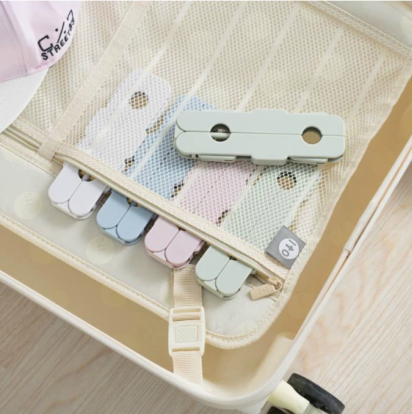 . Du lịch kinh doanh chuyến đi đa chức năng gấp móc áo di động sấy giá nhà sấy quần áo móc áo quần áo móc áo - Hệ thống giá giặt