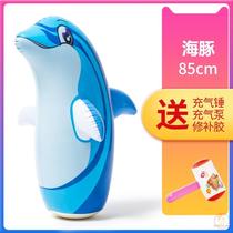 Inflatable tumbler animal penguin balloon cartoon large thickened child 90cm childrens educational fitness toy