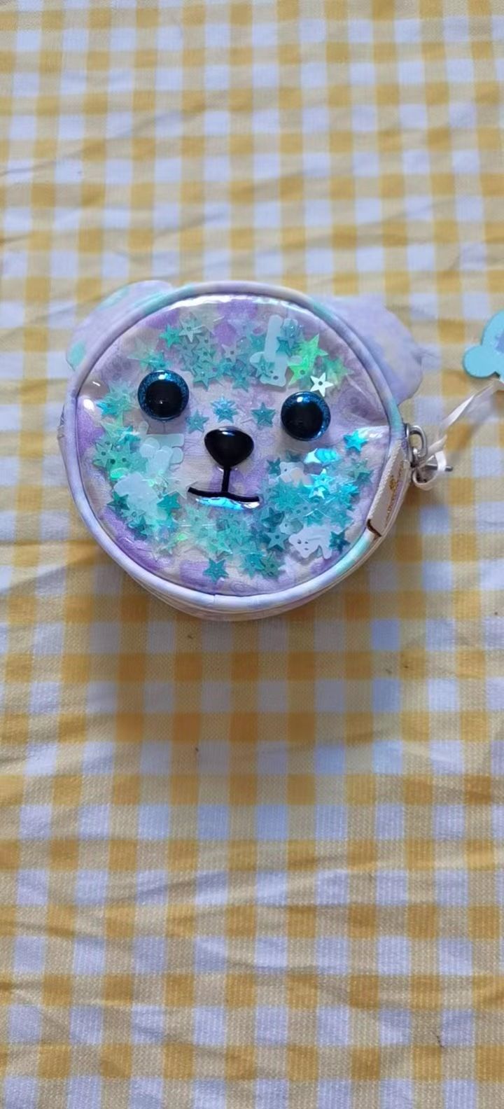 Spot Japanese fafa bear head change wallet wrist