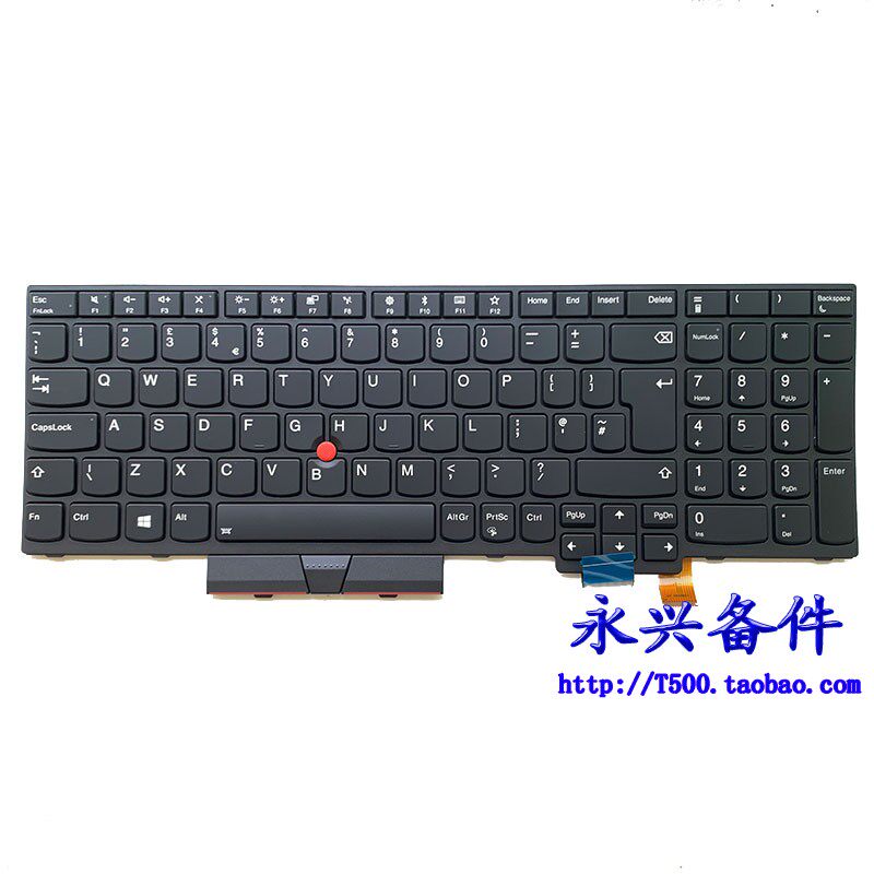Thinkpad P51S T570 T580 P52S P52S carriage return English keyboard UK with backlight 01ER611
