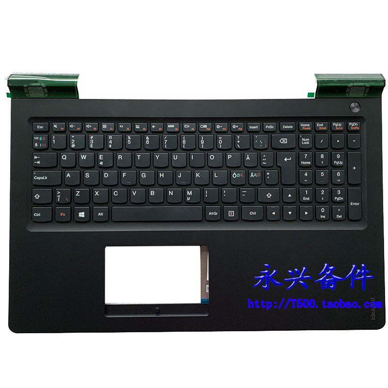 Lenovo 700-15ISK sharp 7000 E520-15 C shell keyboard NDC Nordic 5CB0L03477 housing