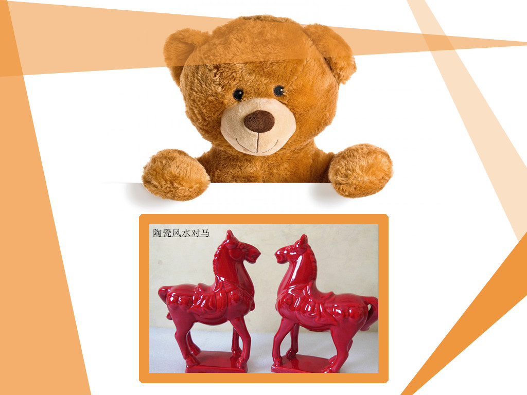 Miễn phí vận chuyển đồ gốm gốm đỏ trang trí ngựa Lucky Phong Thủy phòng khách đồ nội thất Trang trí đám cưới đá ốp tường ngoại thất