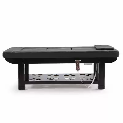 Smokeless moxibustion bed household solid wood fumigation physiotherapy bed full body moxibustion multifunctional beauty massage bed health sweat steam bed