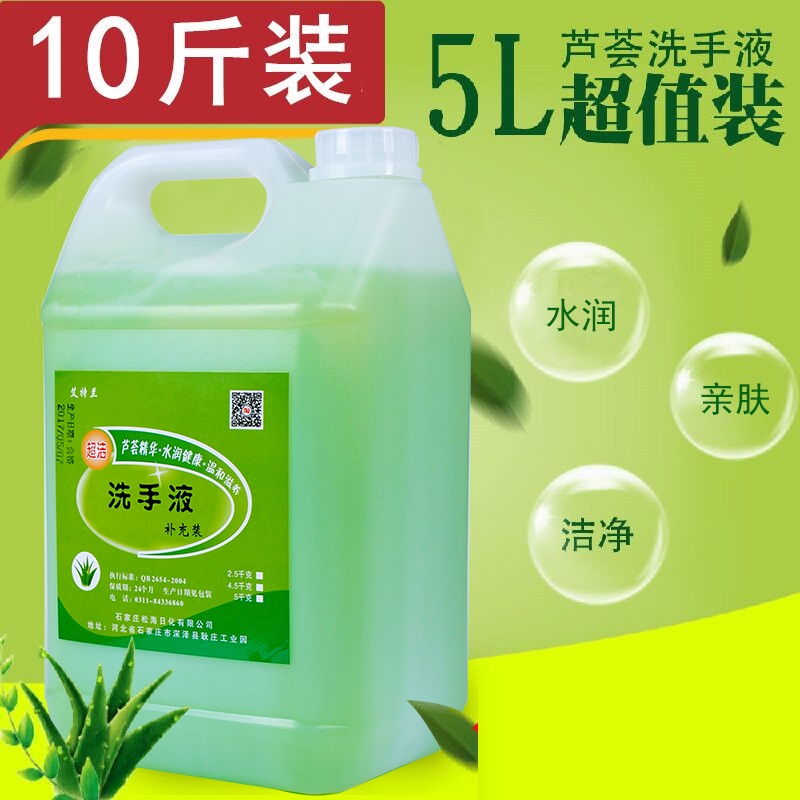 Home Hotel Beauty Salon Aloe Vera Green Strong Scent Type Hand Sanitizer Factory Price Sales Big Bucket of 10 catfish washed square