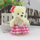 New Cartoon Bouquet Bear Doll Ice Cream Foam Bear Flower Arrangement Material Doll Sweeping Street Scan QR Code Gift