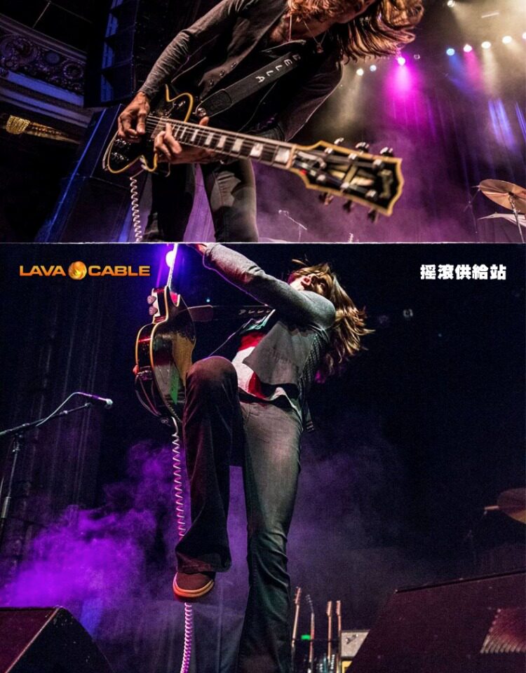 Кабель для гитары 美国 lava cable retro coil 发烧级吉他贝斯降噪连接线 原装进口