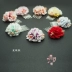 汐 Vải đơn giản Hoa kẹp tóc Hair Comb Mũ nón Nhiều màu Gradient 5cm Trang sức hoa cổ Phụ kiện hàng ngày J3 - Phụ kiện tóc