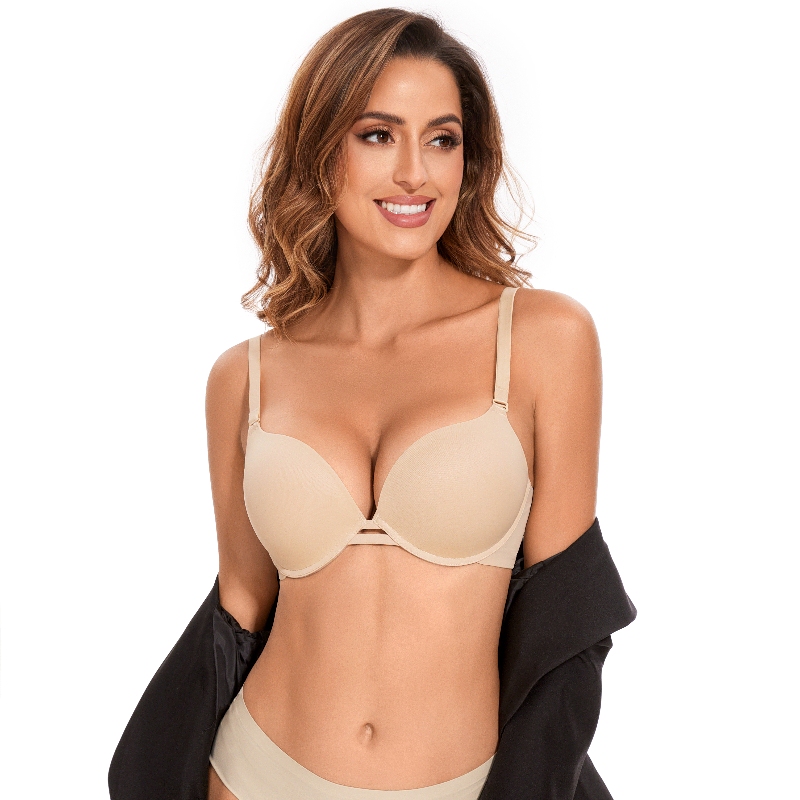 Glossy Sexy Small Breasts Appear Larger, Large Breasts Are Gathered and Thickened, Underwire Bra, Outward Expansion, Slim Waist, Sexy Lingerie, F Cup