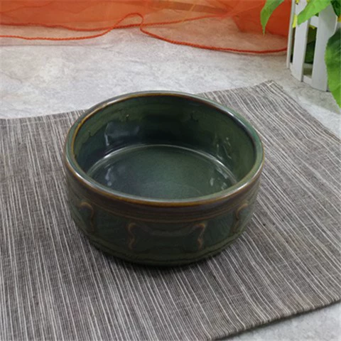 2018 pet kèn dog bát mèo bát gốm bát chó nồi mèo bát thức ăn bát chó mèo cần thiết hàng ngày bát gốm dễ thương