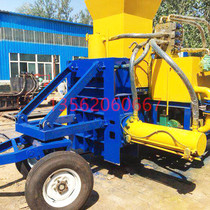 Straw wheat straw baler rice husk peanut seedling garlic bag hydraulic baler three-cylinder corn straw briquetting machine