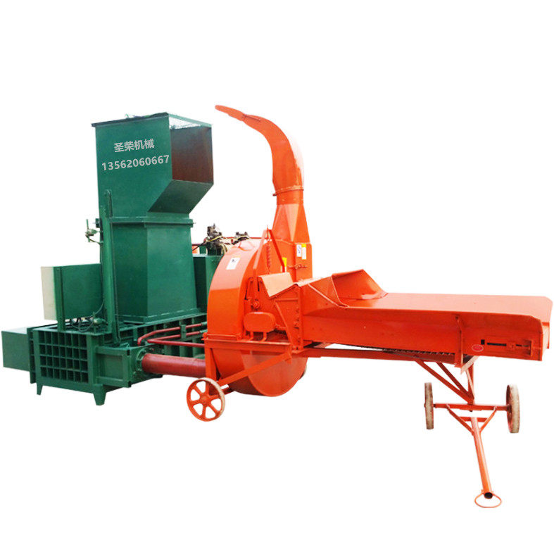 Breeding cattle and sheep automatic feeding silage crusher kneading machine kneading machine 8 tons silage corn stalk guillotine machine