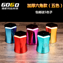Bar KTV thickened color screen cup Dice cup electroplated bet treasure dice color cup set send color