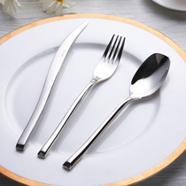 BODIMA Western tableware 304 Princess steak knife fork spoon Western restaurant stainless steel tableware three-piece set