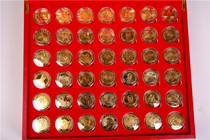  Peoples leader Mao Zedongs 125th birthday commemorative collectors edition commemorative medal high-end suitcase 75 pieces