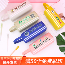 Pen bag custom printed logo promotional giftStationerbag printing student prize large capacity simple handbag pen bag
