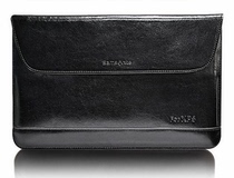 Dell XPS13 13 3 inch Samsonite leather notebook light and thin computer inner bag A4 file bag full leather 13 inch Apple AIR protective cover Ultrabook special leather bag