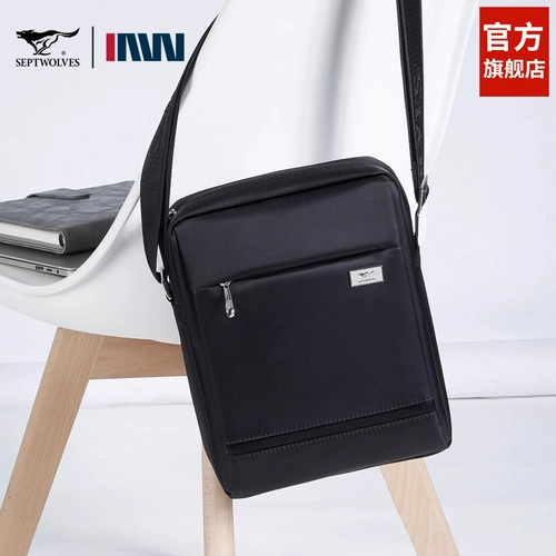 Septwolves, сумка на одно плечо, мужская сумка через плечо для отдыха, вместительный и большой шоппер, рюкзак, ткань оксфорд