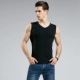 Mùa hè Hàn Quốc cotton nam vest thanh niên Kiểu dáng thể thao bó sát thể thao chạm đáy áo thun không tay rộng - Áo vest cotton áo ba lỗ tập gym nam