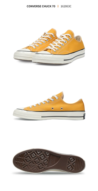 Converse 1970S giày vải nữ mùa xuân giày nam thấp All Star Samsung giày retro tiêu chuẩn nam 162058C