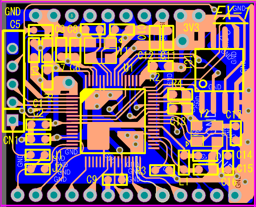 SAM5504B Modul Version Effektmodul Rückkopplungsunterdrücker ADAU1463 DSP Entwicklungsboard Audio- und Video-Dekodierungsmodul – Detail 4