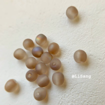 Lili Mulberry jewelry Japanese custom magic matte sanded beads can pile up drill