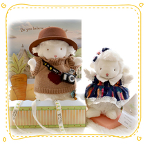 Net red humbling small sit sheep clothes 17 cm bunniesBy The Bay doll accessory girl presents